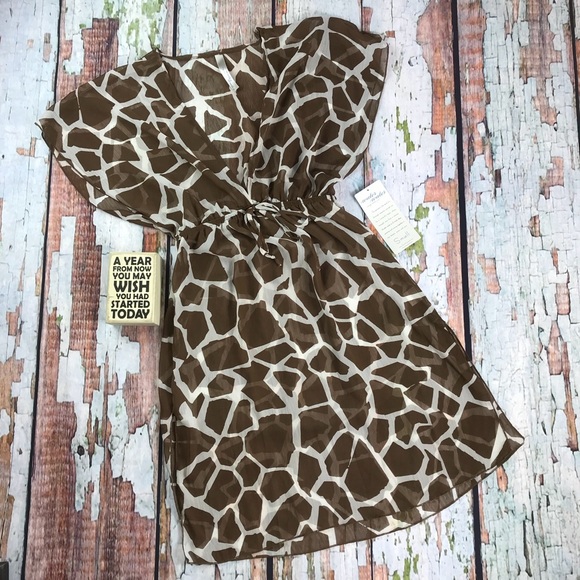 Water Water Other - New Giraffe Print Sheer Swim Cover Up